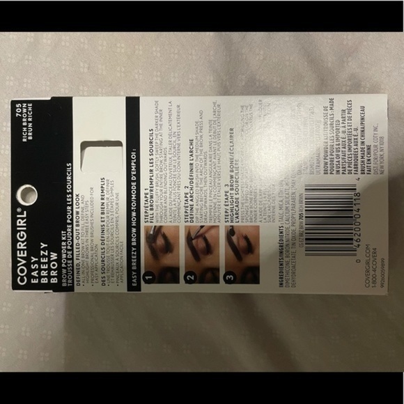 🆕 COVERGIRL East Breezy Brow Powder Kit Rich Brown - Picture 6 of 6